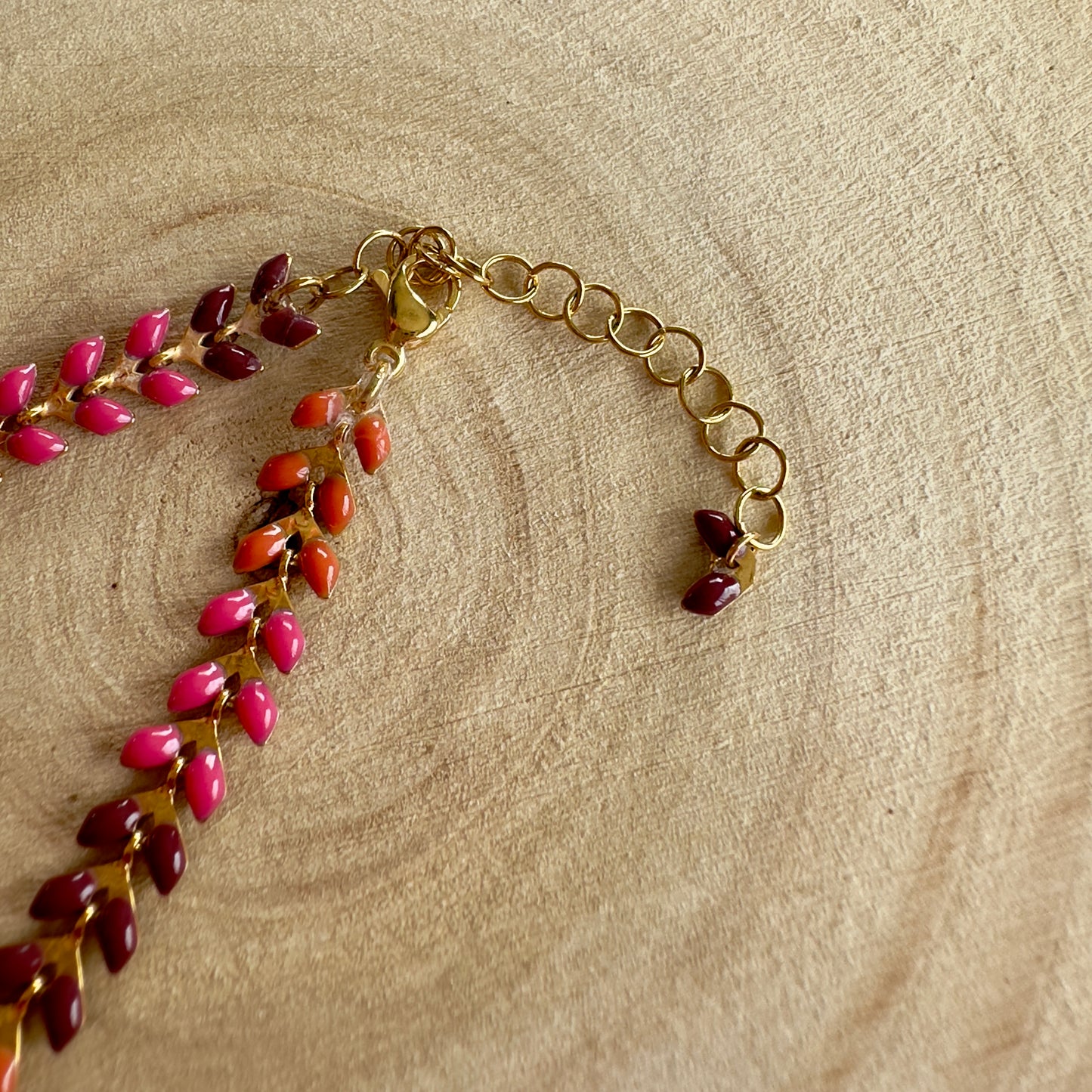 Bracelet feuilles